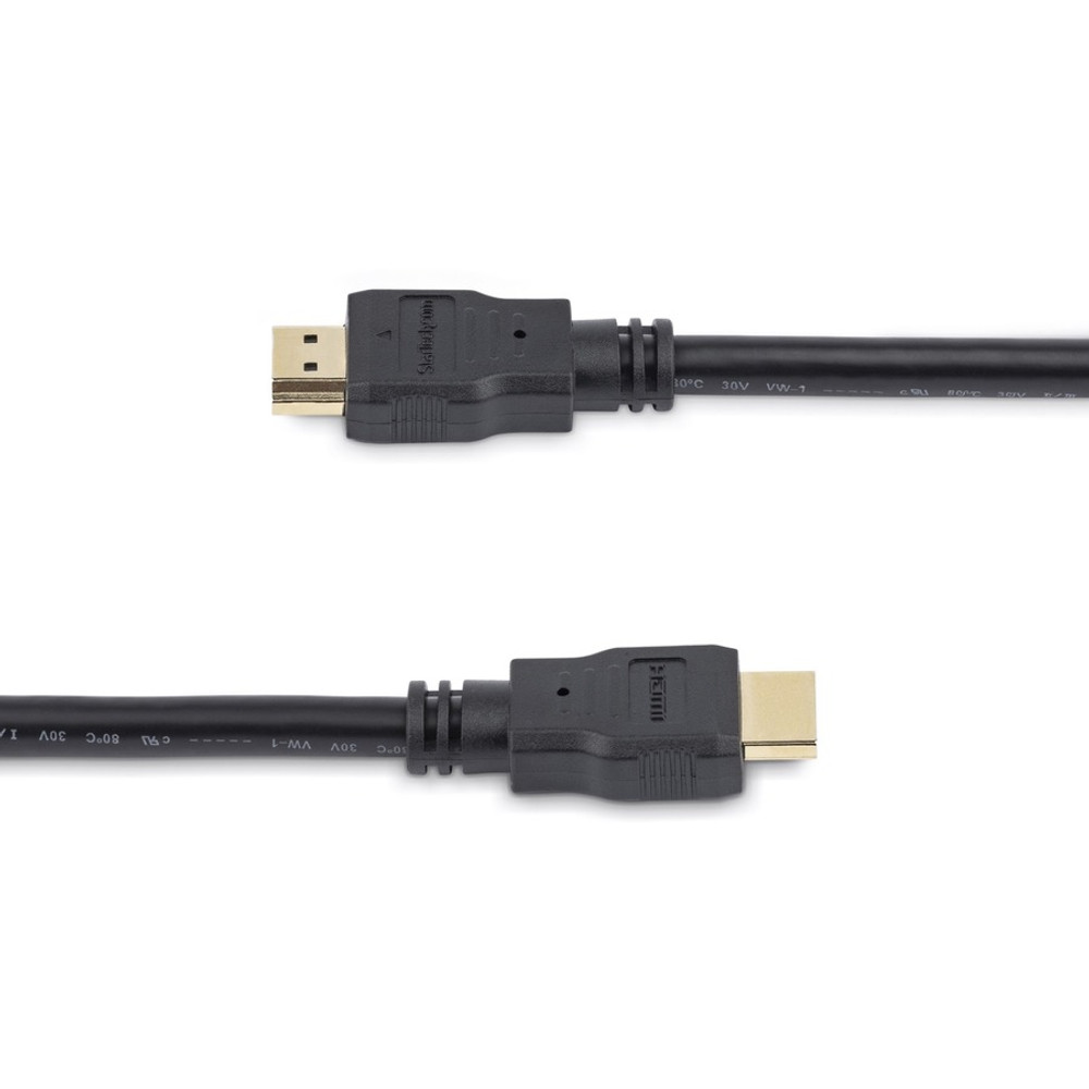 StarTech.com HDMM1M StarTech.com 3ft (1m) HDMI Cable, 4K High Speed HDMI Cable with Ethernet, Ultra HD 4K 30Hz Video, HDMI 1.4 Cable, HDMI Monitor Cord, Black