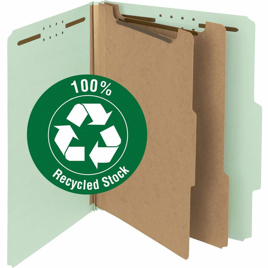 Smead Manufacturing Company Smead 14023 Smead 2/5 Tab Cut Letter Recycled Classification Folder