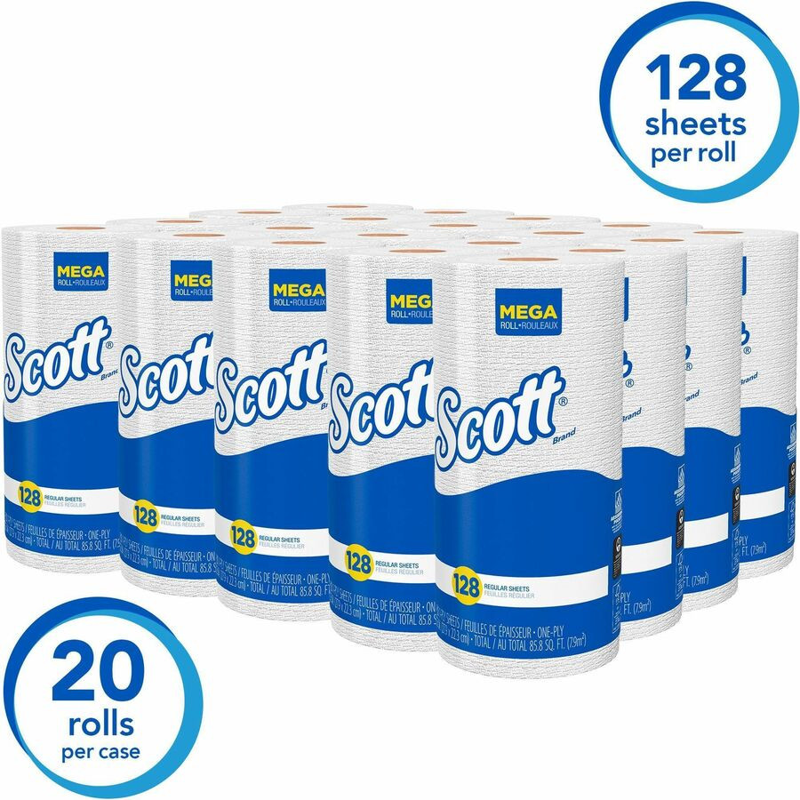 Kimberly-Clark Corporation Scott 41482CT Scott Kitchen Paper Towels with Fast-Drying Absorbency Pockets