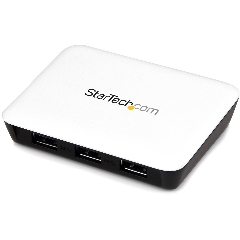 StarTech.com ST3300U3S StarTech.com USB 3.0 to Gigabit Ethernet NIC Network Adapter with 3 Port Hub - White