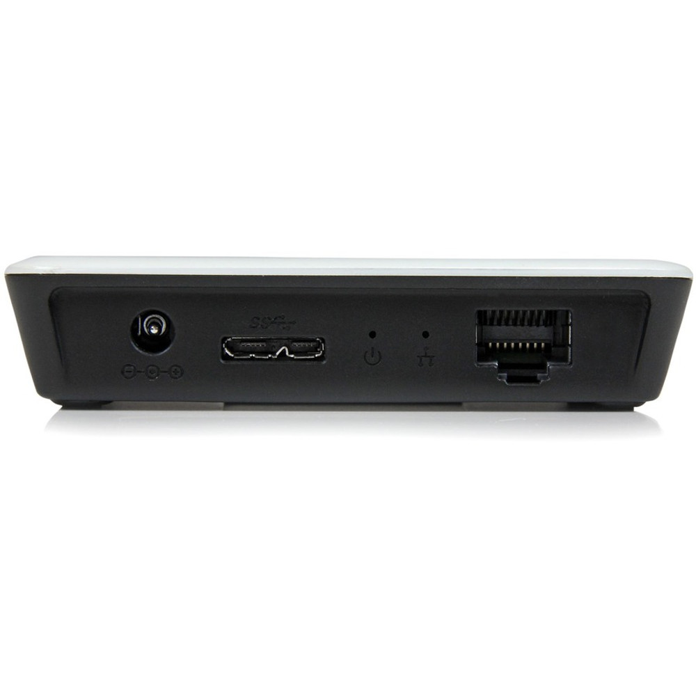 StarTech.com ST3300U3S StarTech.com USB 3.0 to Gigabit Ethernet NIC Network Adapter with 3 Port Hub - White