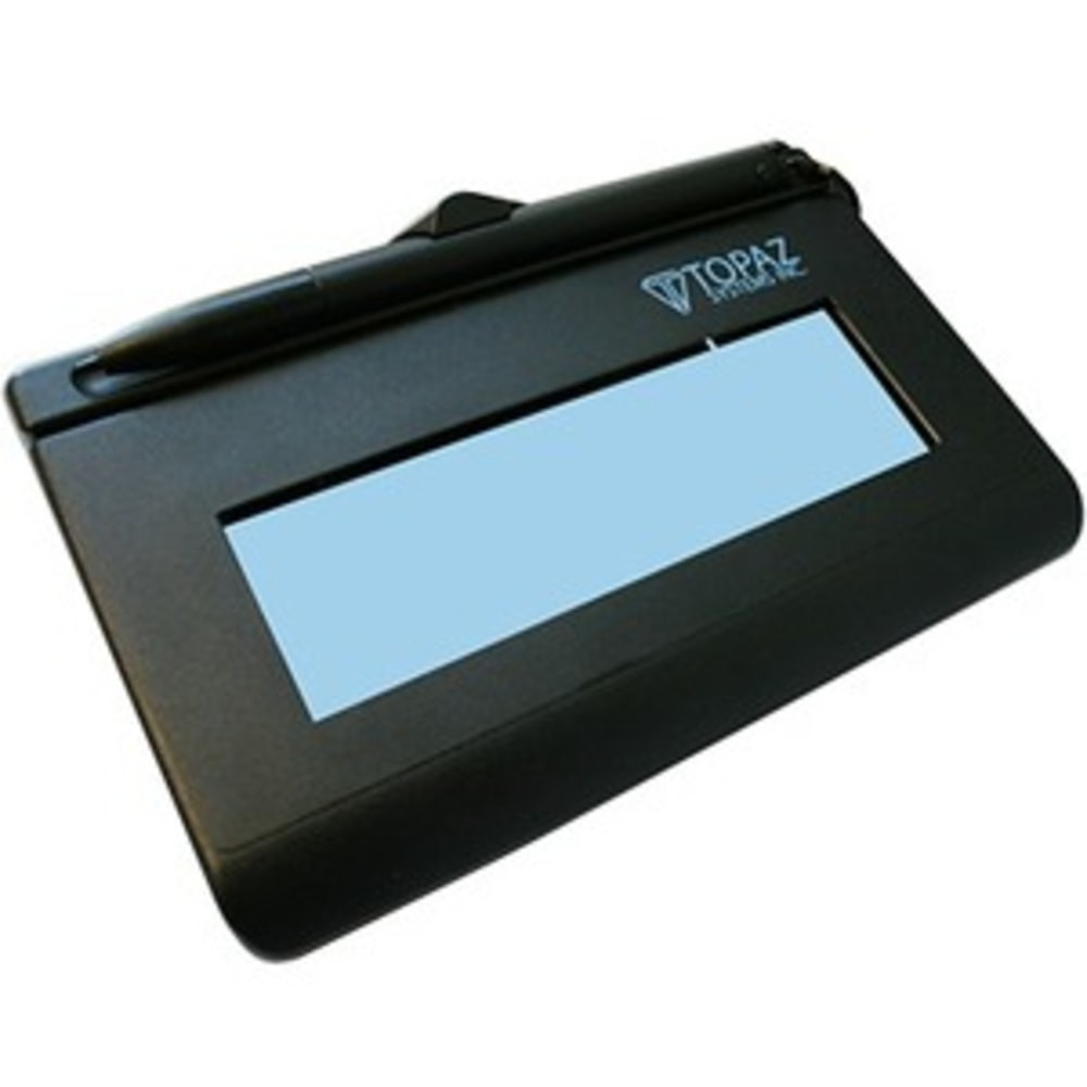 TOPAZ SYSTEMS, INC. T-LBK460-BSB-R Topaz SigLite T-LBK460-BSB-R Signature Pad - LCD - 4.40in x 1.30in Active Area LCD - USB