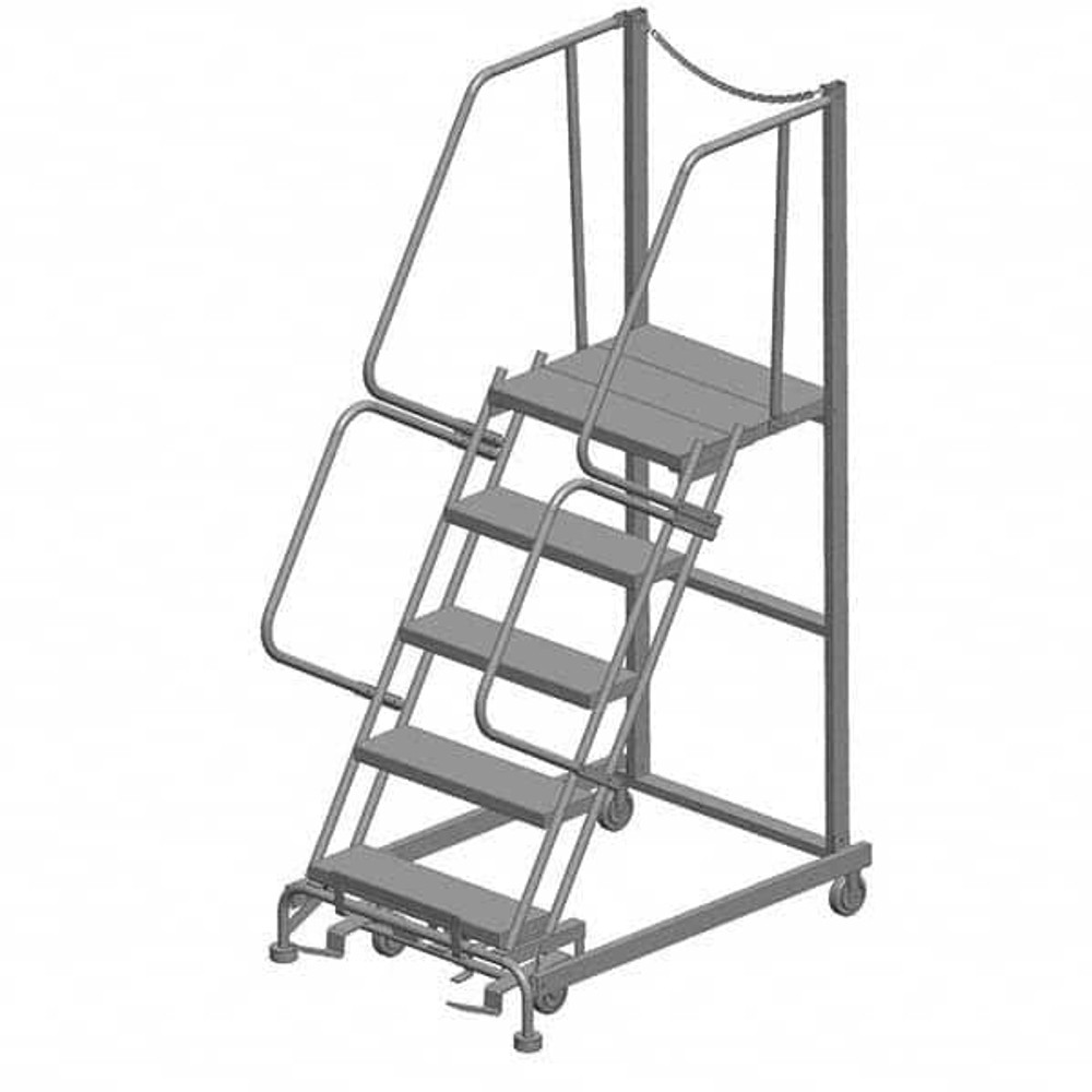Ballymore 053028PKF RE-EX Steel Rolling Ladder: 5 Step