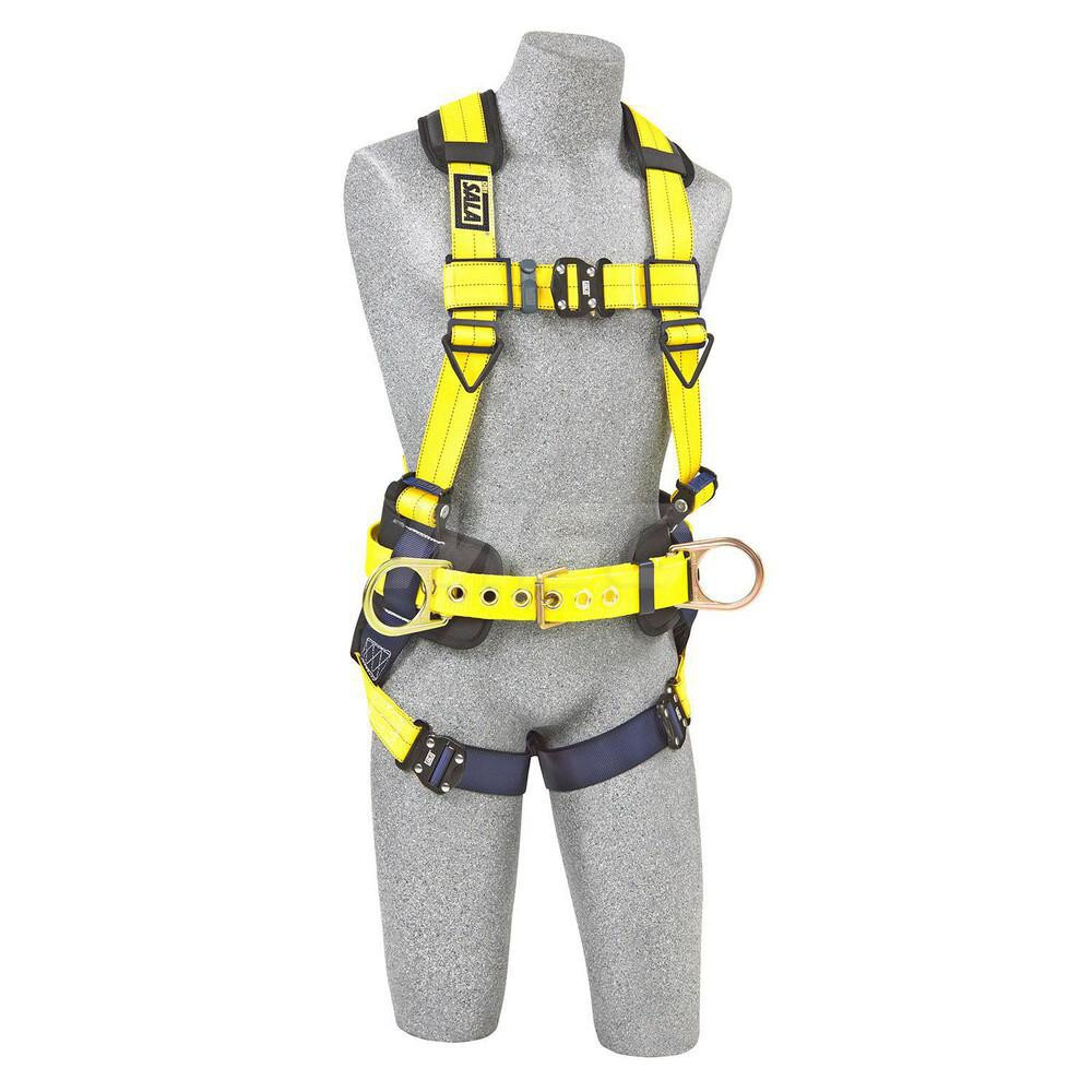 DBI-SALA 7012815706 Fall Protection Harnesses: 420 Lb, Construction Style, Size Large, For Positioning, Polyester, Back & Side