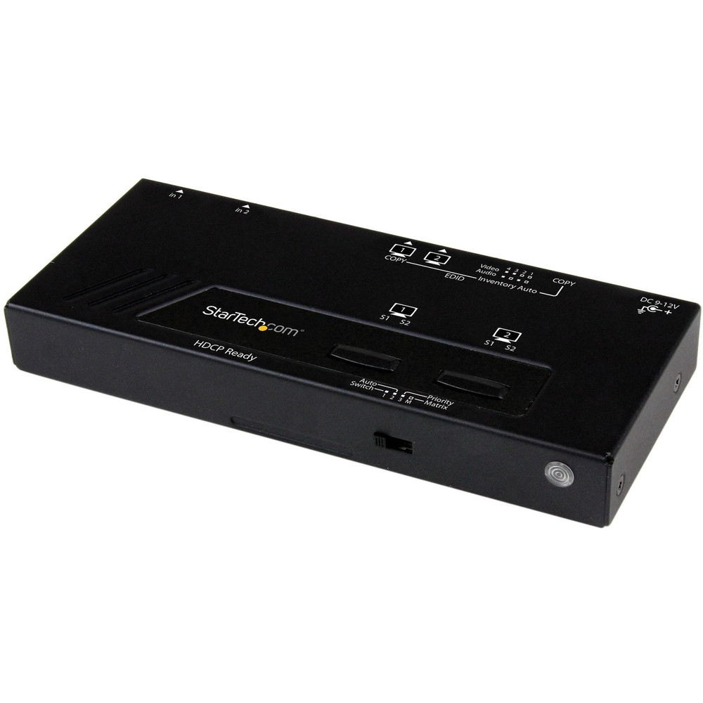 StarTech.com VS222HDQ StarTech.com 2X2 HDMI Matrix Switch w/ Automatic and Priority Switching &acirc;&euro;" 1080p
