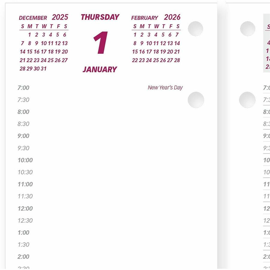Dominion Blueline, Inc Brownline C2R Brownline Daily Calendar Pad Refill