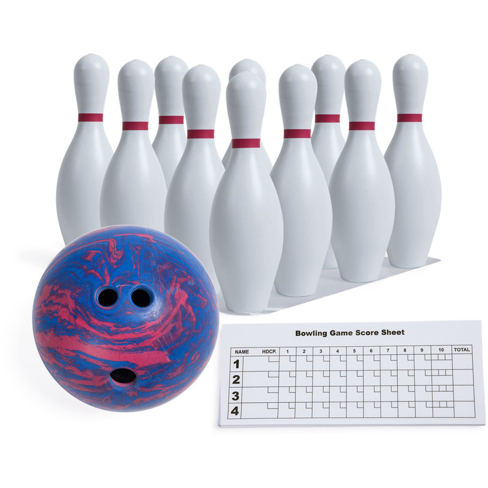 Champion Sports BPSET Champion Sports Plastic Bowling Ball & Pin Set