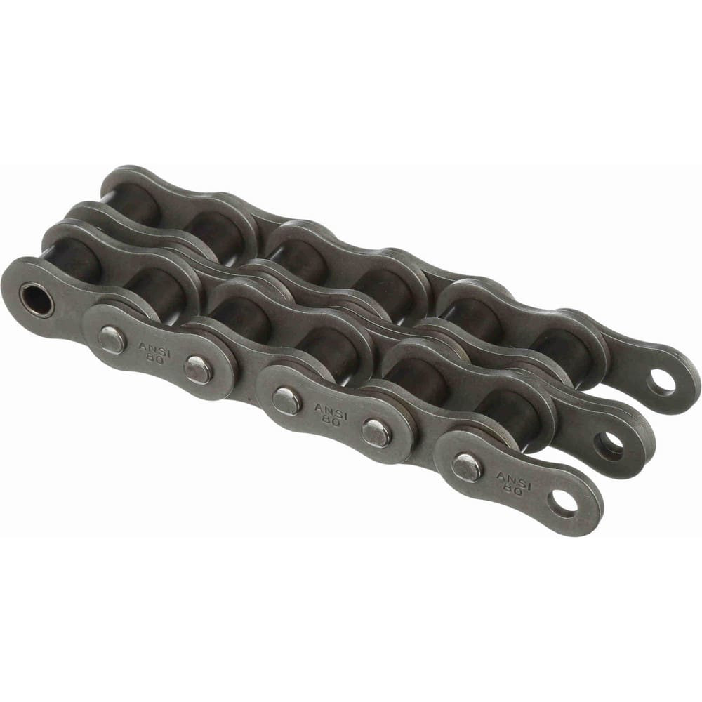 Browning J80-2 RIV10FTCH Roller Chain: 1" Pitch, 80-2 Trade, 10' Long, 2 Strand