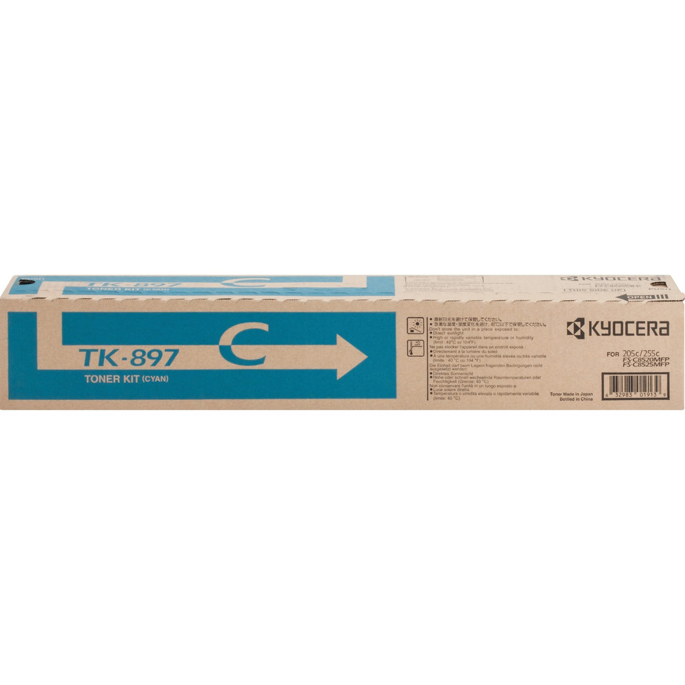 Kyocera Corporation Kyocera TK-897C Kyocera Original Toner Cartridge