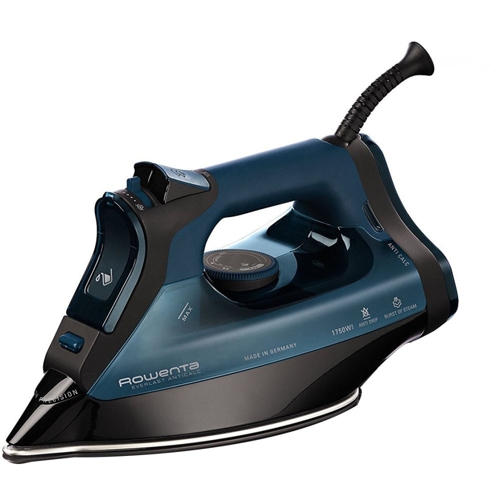 T-FAL/WEAREVER DW7180U1 Rowenta Everlast Anticalc Steam Iron, Blue