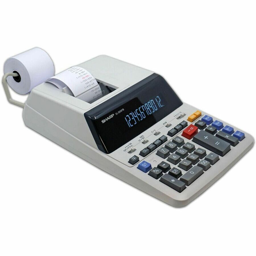 Sharp Calculators EL2630PIII Sharp EL-2630PIII 12 Digit Commercial Printing Calculator