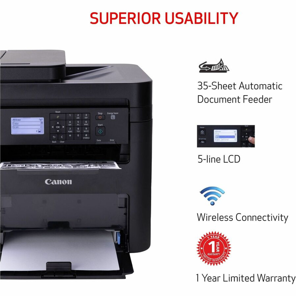 Canon, Inc Canon ICMF273DW Canon imageCLASS ICMF273DW Wireless Laser Multifunction Printer - Monochrome - Black