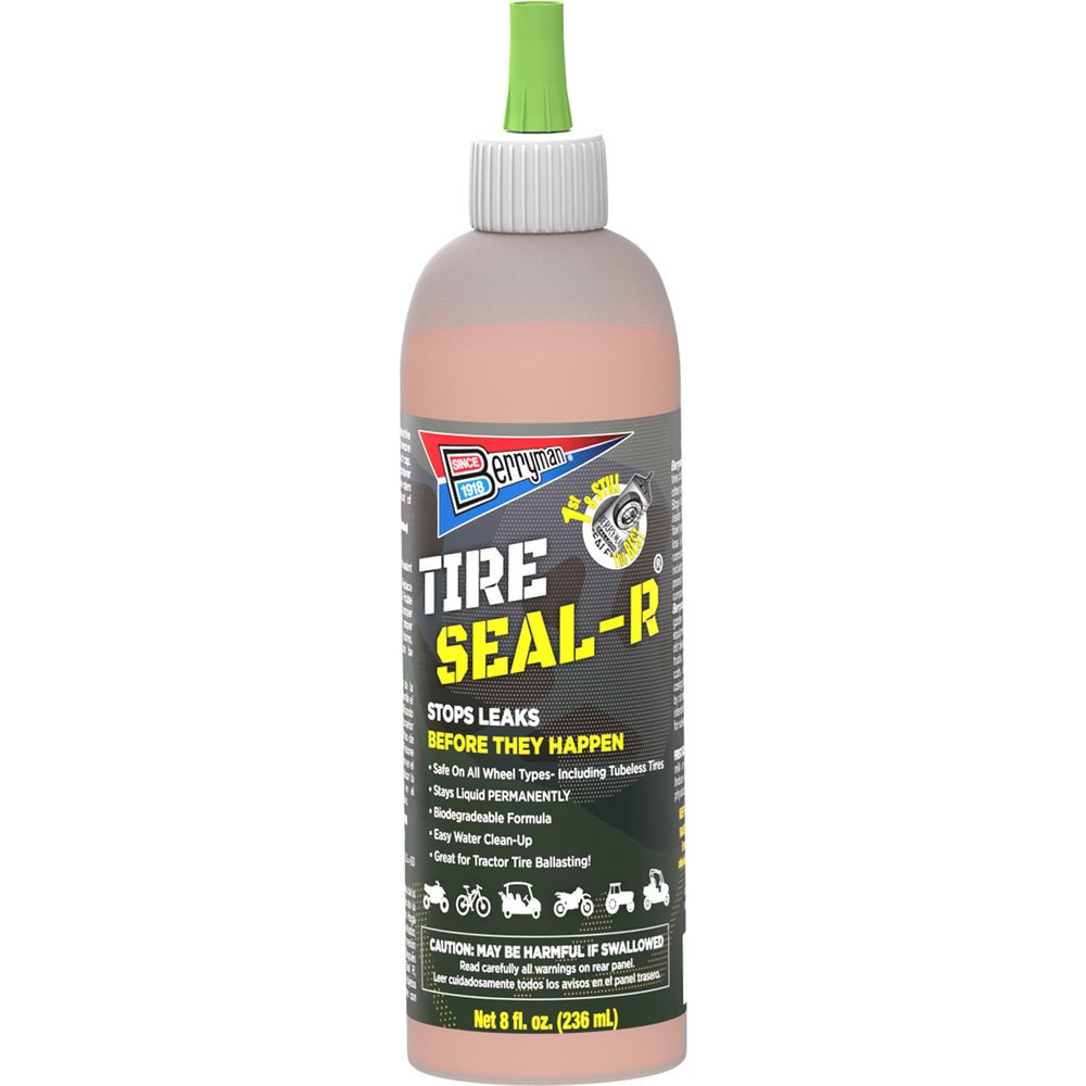 Berryman Products 1308 Tire Puncture Sealant; Compatible Tire Type: Bicycle ; Sealant Type: Bicycle Tire Sealant; Heavy-Duty Tire Sealant; Liquid Ballast; Liquid Ballast Tire Sealant; Non-Flammable Instant Tire Repair; Premium Tire Sealant ; Containe