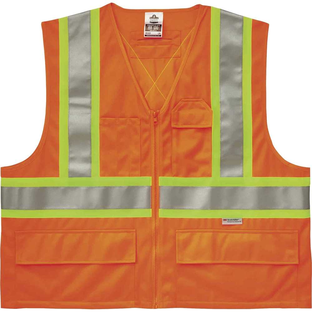 Tenacious Holdings, Inc GloWear 26187 GloWear 8235ZX Type R Class 2 Two-Tone X-Back Vest