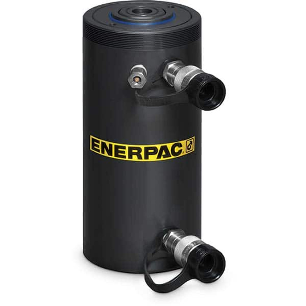 Enerpac HCR502 Compact Hydraulic Cylinder: Base Mounting Hole Mount, Steel