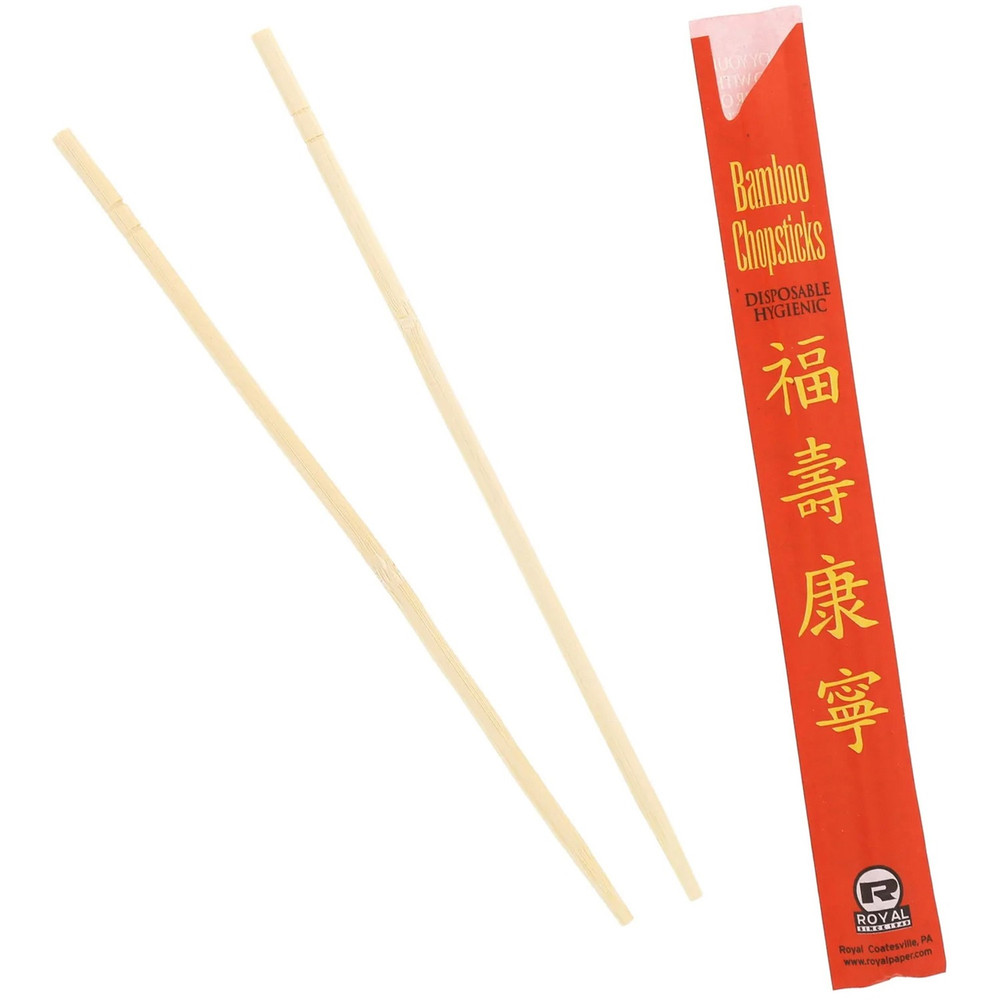 AmerCare 054000 AmerCare Royal 9" Bamboo Chopsticks