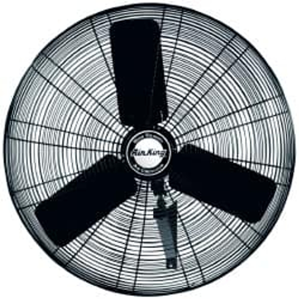 Air King 9024 24" Blade, 1/4 hp 5,130 Max CFM, Non-Oscillating Wall Fan