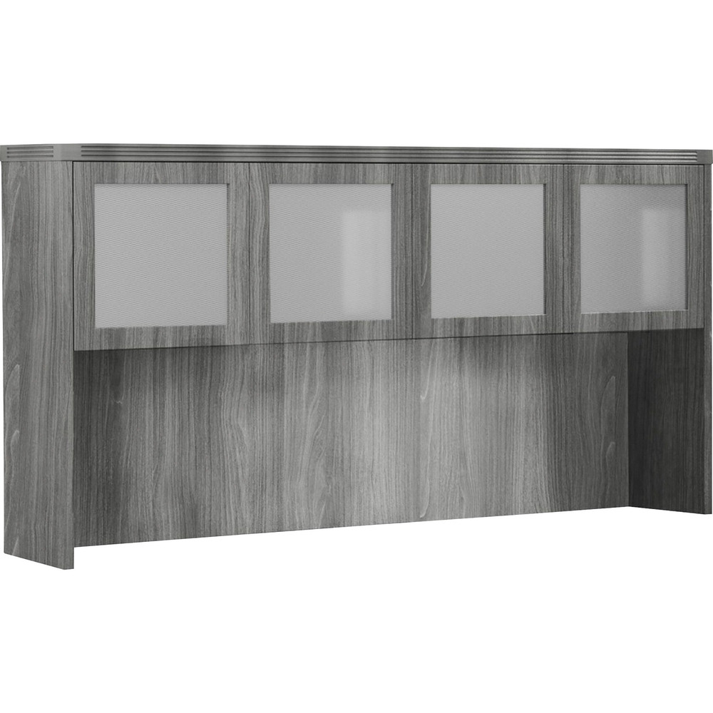 Safco Products Safco AHG72LGS Safco Aberdeen Series 72" Hutch, Glass Doors