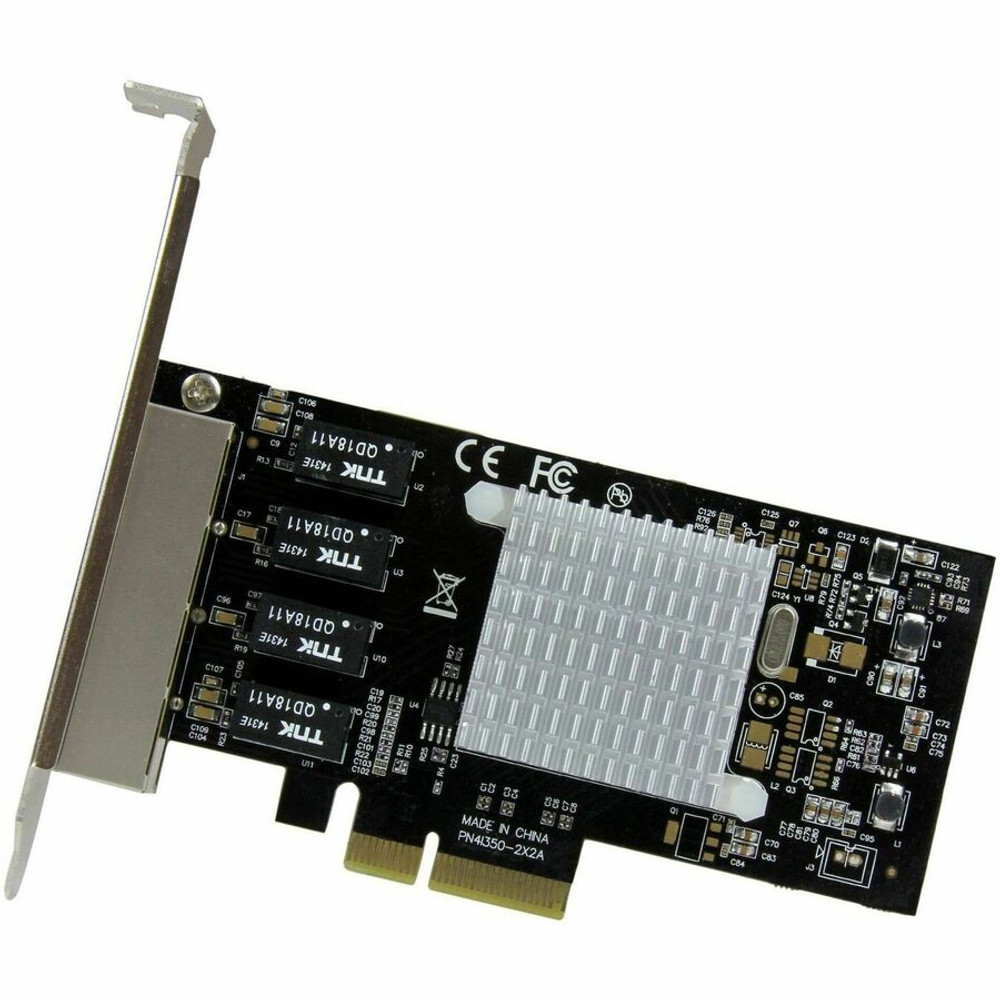StarTech.com ST4000SPEXI StarTech.com 4-Port Gigabit Ethernet Network Card - PCI Express, Intel I350 NIC - Quad Port PCIe Network Adapter Card w/ Intel Chip
