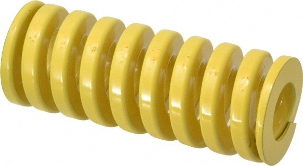 Dayton Lamina 9-3220-36 Die Spring: 2" Hole Dia, 1" Rod Dia, 5" Free Length, Yellow