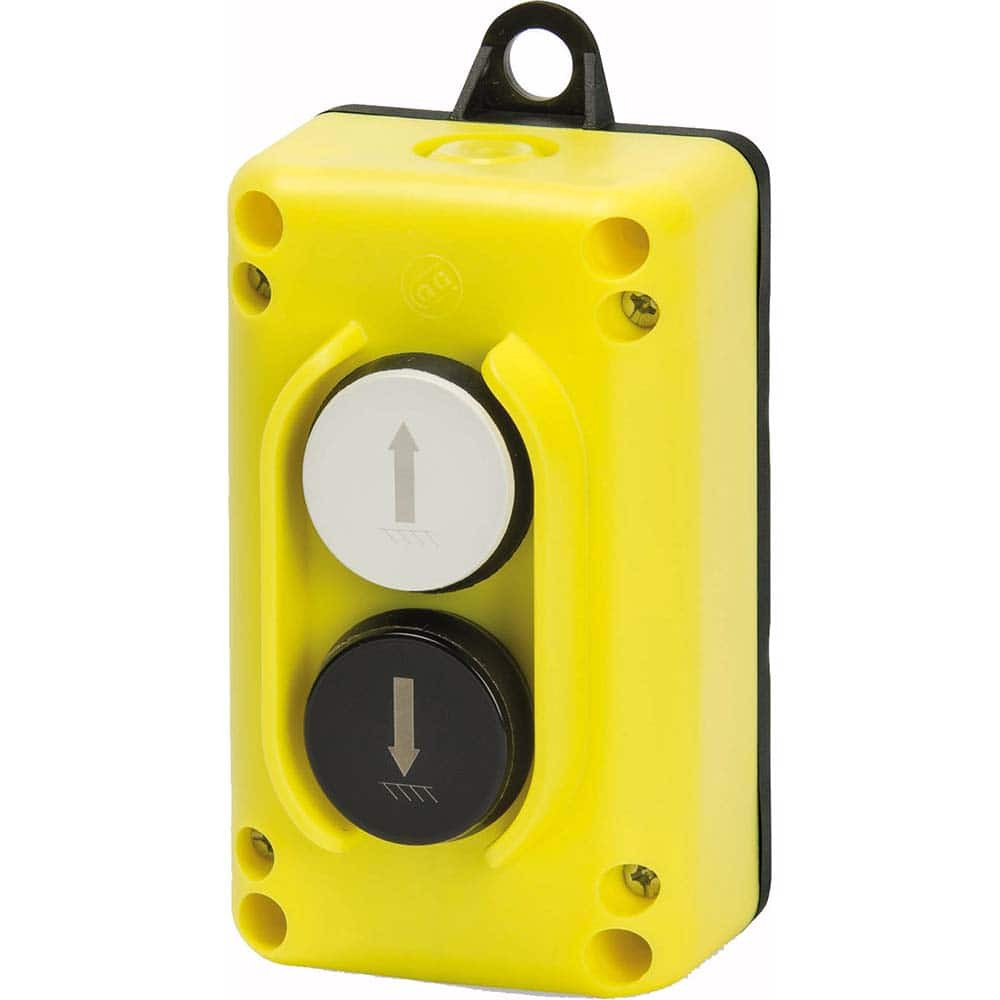 Automation Systems Interconnect TLP2 Pushbutton Switch Accessories; Switch Accessory Type: Pushbutton Operator ; For Use With: Hoists; Cranes ; Pushbutton Type: Flush ; Pushbutton Shape: Round ; Color: Yellow ; Operator Illumination: NonIlluminated