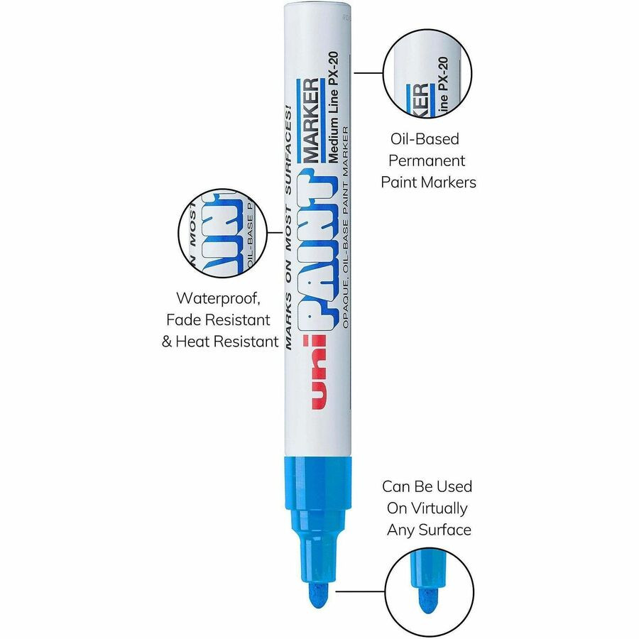 uni-ball Corporation uniball? 63603DZ uni&reg; uni-Paint PX-20 Oil-Based Paint Marker