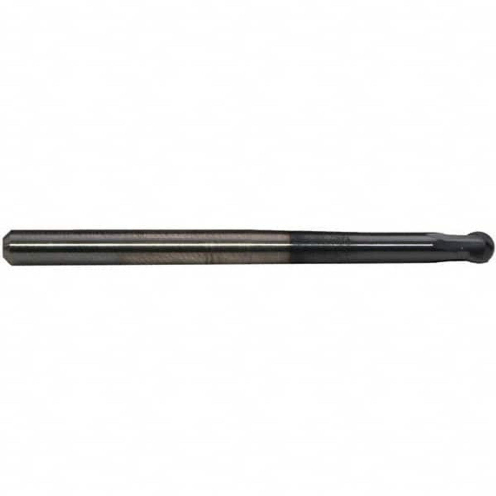 Emuge 1935A.008 Ball End Mill: 2 Flute, Solid Carbide