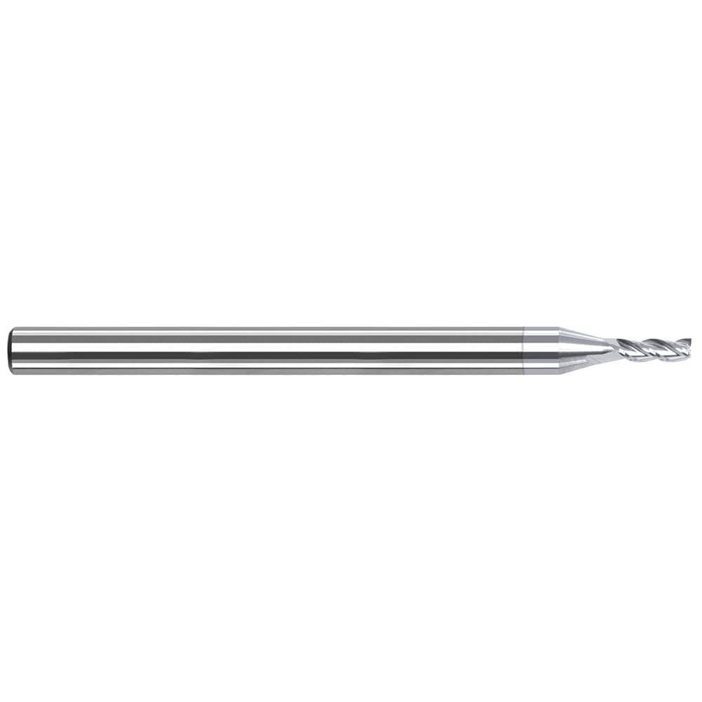 Harvey Tool 968715-C8 Square End Mill: 1/64" Dia, 0.023" LOC, 3 Flutes, Solid Carbide