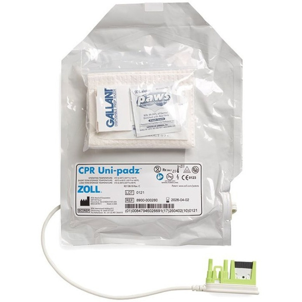 ZOLL Medical Corporation ZOLL 890000028001 ZOLL CPR Uni-padz Univeral (Adult/Pediatric) Electrodes