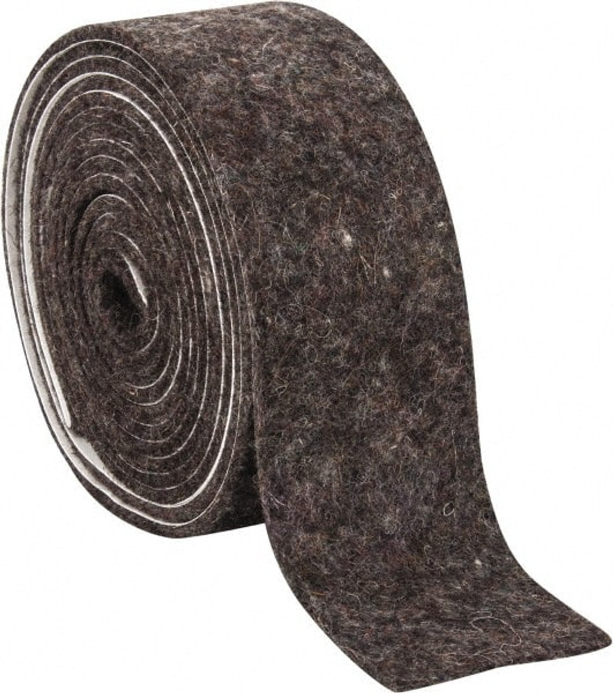 MSC 1/8X2X10'ADF13 1/8 Inch Thick x 2 Inch Wide x 10 Ft. Long, Felt Stripping