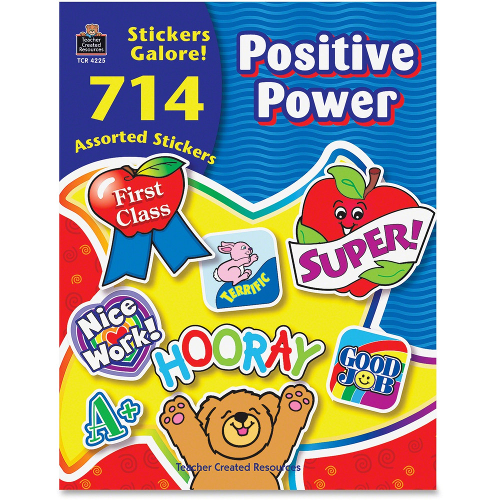 Teacher Created Resources 4225 Teacher Created Resources Positive Power Sticker Book
