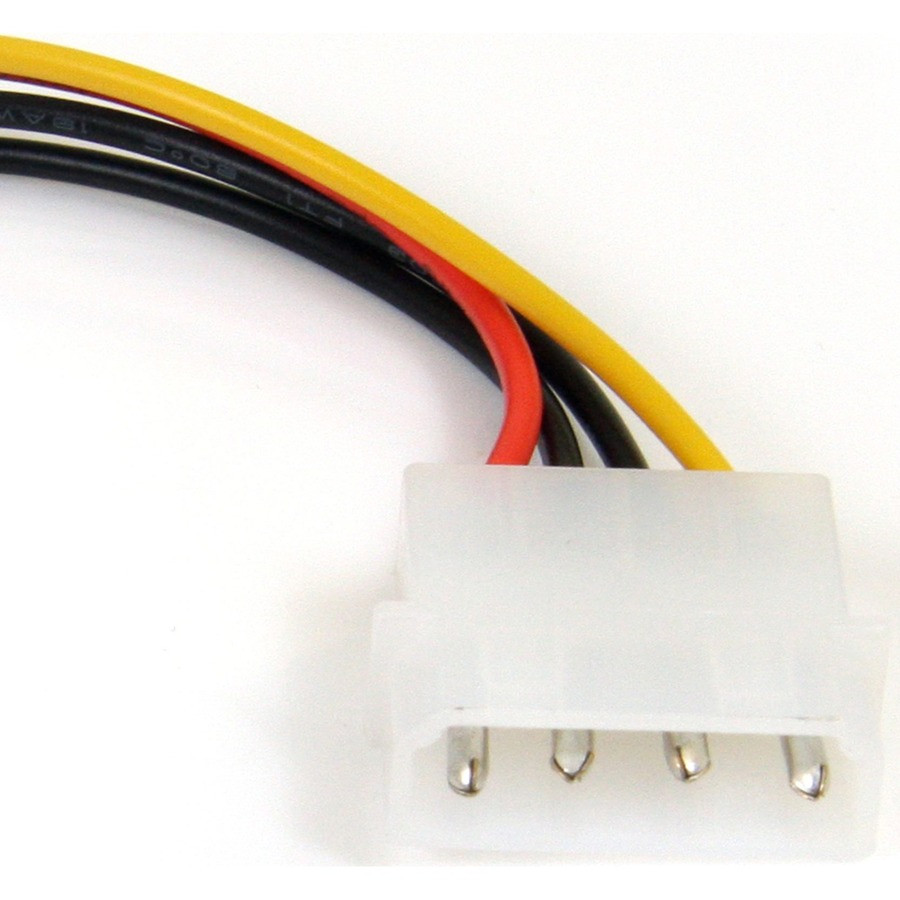StarTech.com SATAPOWADAPR StarTech.com 6in 4 Pin LP4 to Right Angle SATA Power Cable Adapter