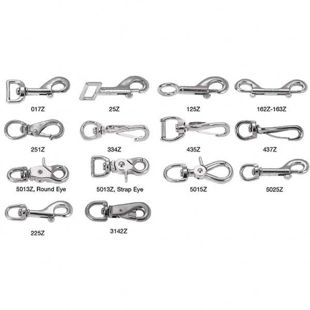 Campbell T7610102 Swivel Eye Bolt Snap: 80 lb Load Capacity