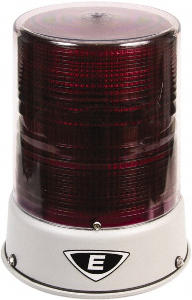 Edwards Signaling 57PLEDMM120AB Flashing & Steady Light: Magenta, Pipe Mount, 120VAC