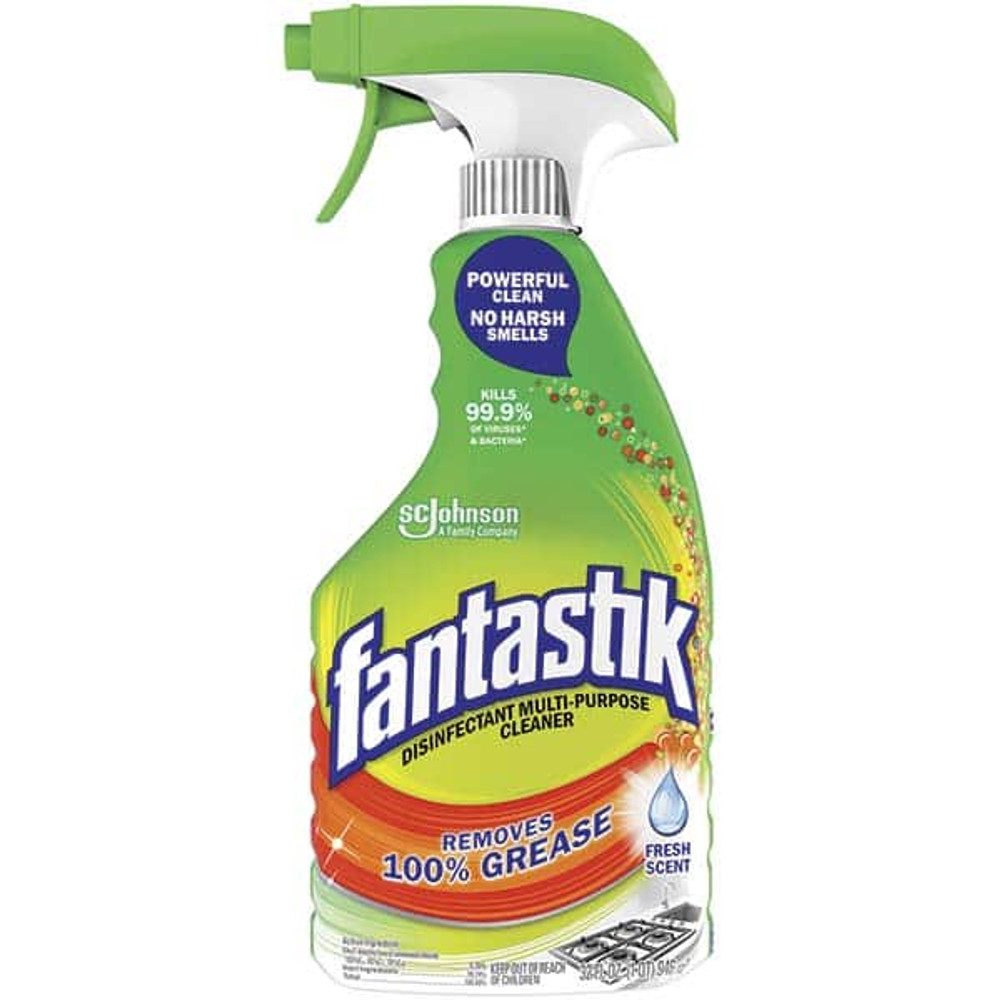 Fantastik SJN306387 All-Purpose Cleaner: 32 oz Bottle, Disinfectant