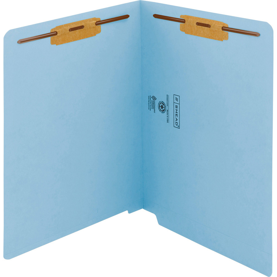 Smead Manufacturing Company Smead 25040 Smead Shelf-Master Straight Tab Cut Letter Recycled Fastener Folder