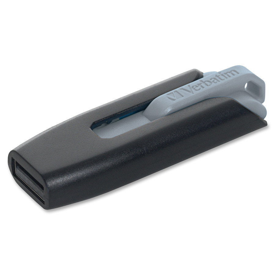 Verbatim America, LLC Microban 49173 32GB Store 'n' Go&reg; V3 USB 3.2 Gen 1 Flash Drive - Gray