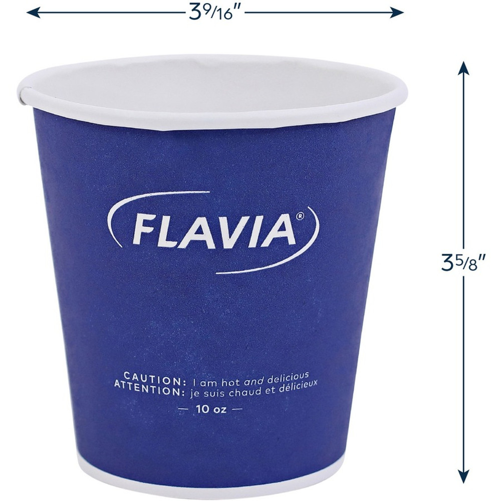 Lavazza North America Flavia 25200018 Flavia 10 oz Hot Beverage Paper Cups