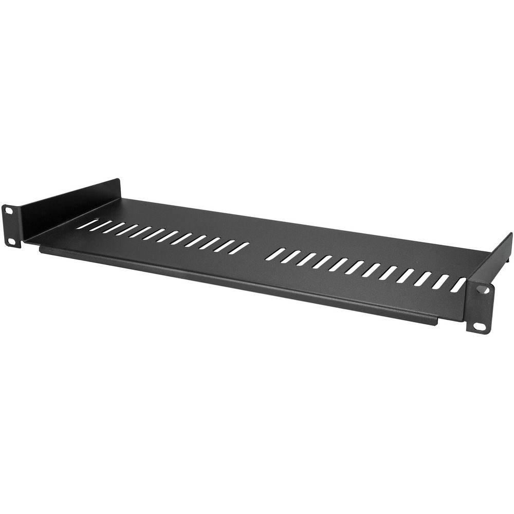 StarTech.com CABSHELF1U7V StarTech.com 1U Vented Server Rack Cabinet Shelf - Fixed 7in Deep Cantilever Rackmount Tray for 19" Data/AV/Network Enclosure w/Cage Nuts