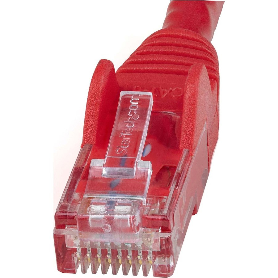 StarTech.com N6PATCH25RD StarTech.com 25ft CAT6 Ethernet Cable - Red Snagless Gigabit - 100W PoE UTP 650MHz Category 6 Patch Cord UL Certified Wiring/TIA