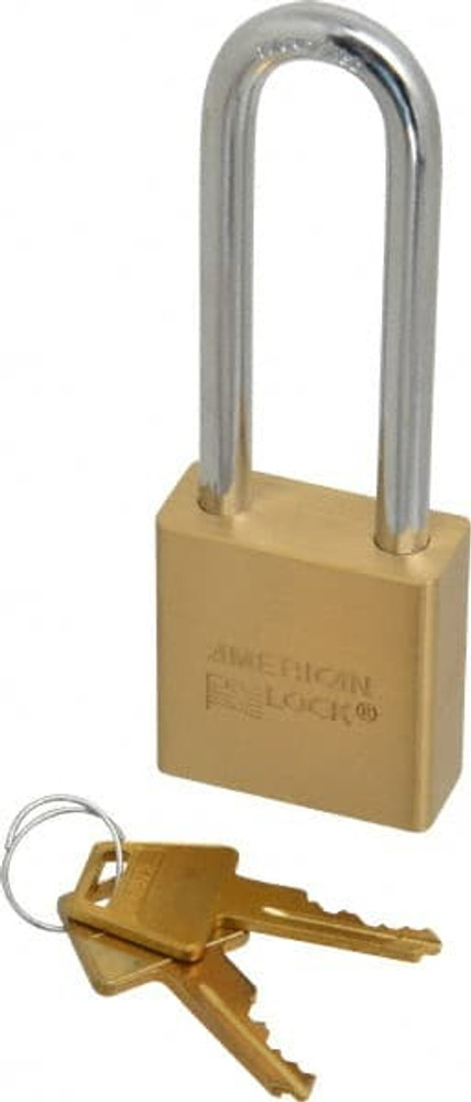 American Lock A5562KA-53875 Padlock: Brass & Steel, Keyed Alike, 1-3/4" Wide