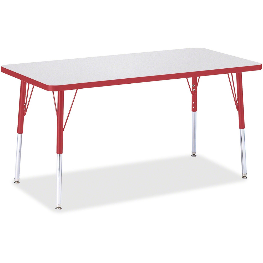 Jonti-Craft, Inc Jonti-Craft 6403JCA008 Jonti-Craft Berries Adult Height Color Edge Rectangle Table