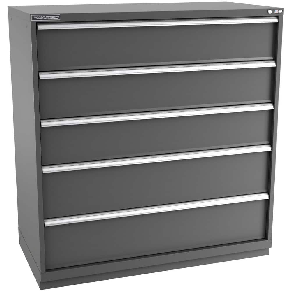 Champion Tool Storage DS2700501ILC-DG Storage Cabinets; Cabinet Type: Welded Storage Cabinet ; Cabinet Material: Steel ; Width (Inch): 56-1/2 ; Depth (Inch): 22-1/2 ; Cabinet Door Style: Solid ; Height (Inch): 59-1/2