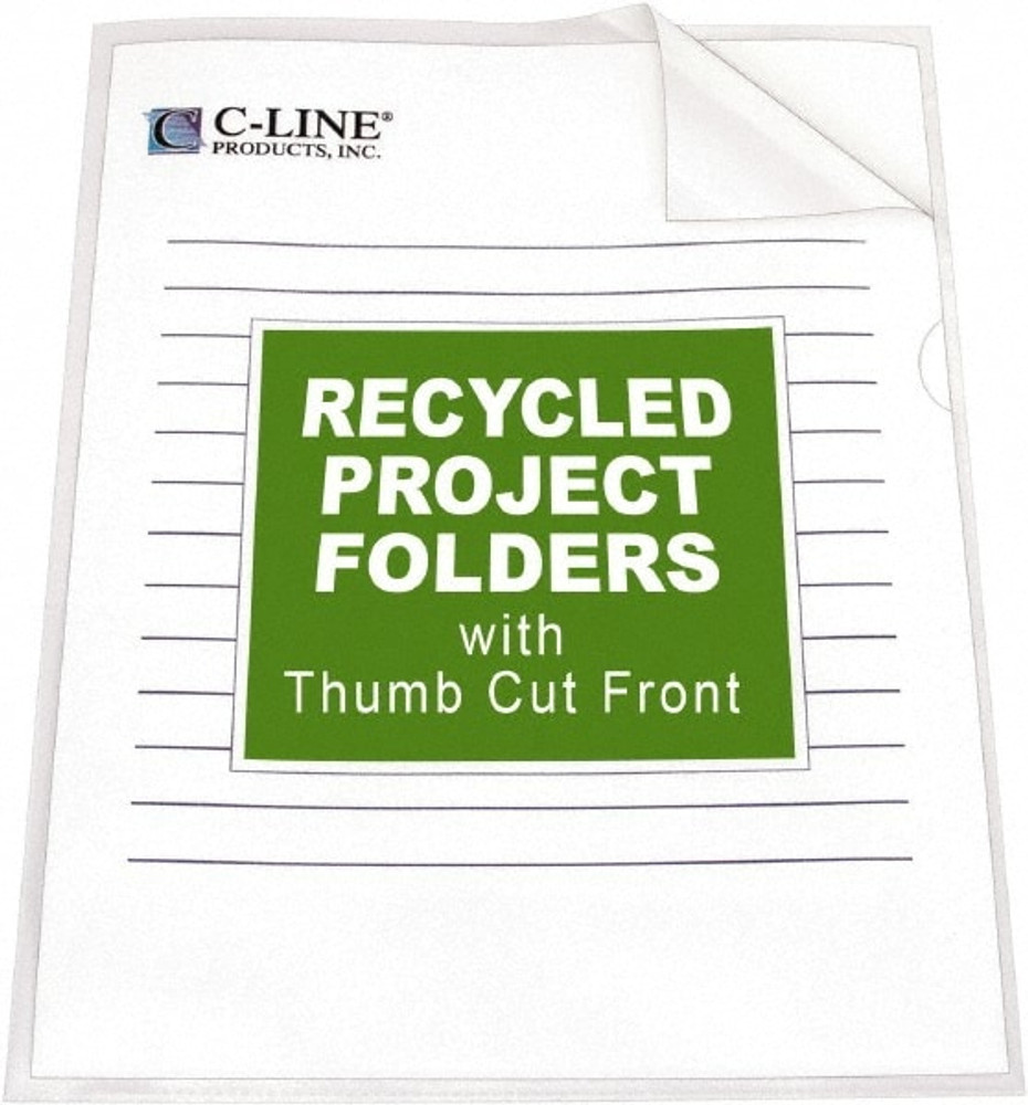 C-LINE. 62127 Project Folder: Letter, Clear, 25/Pack