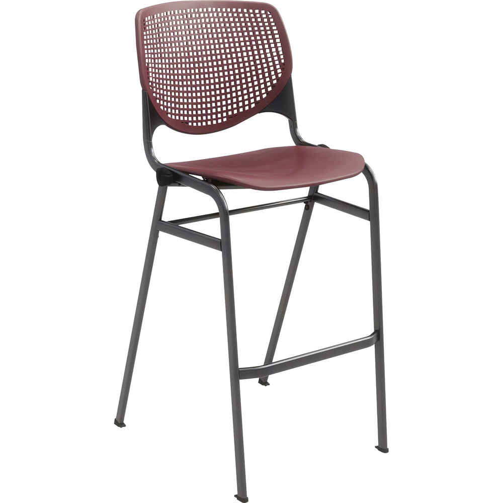 KFI Seating KFI BR2300P07 KFI Barstool with Polypropylene Seat and Back