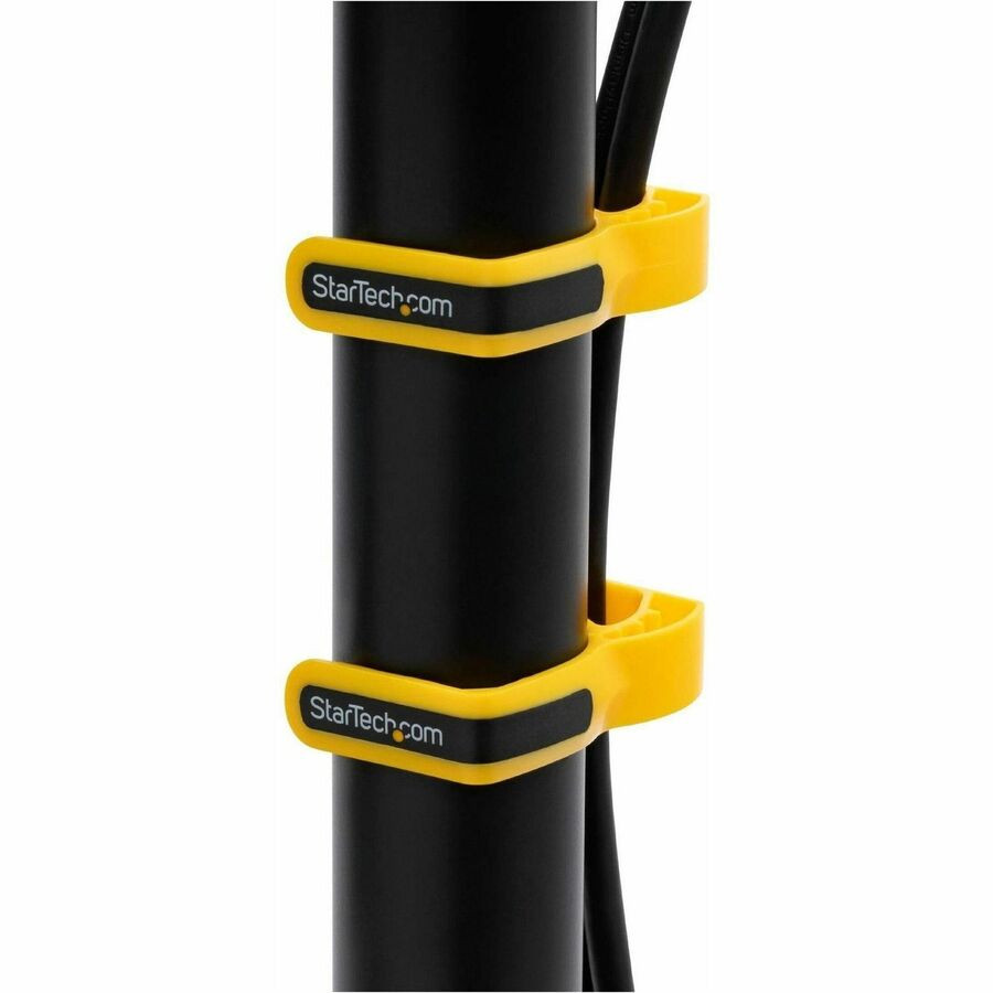 StarTech.com ARMBARDUOV StarTech.com Vertical Dual Monitor Stand, Heavy Duty Steel, Monitors up to 27" (22lb/10kg), Vesa Monitor, Computer Monitor Stand