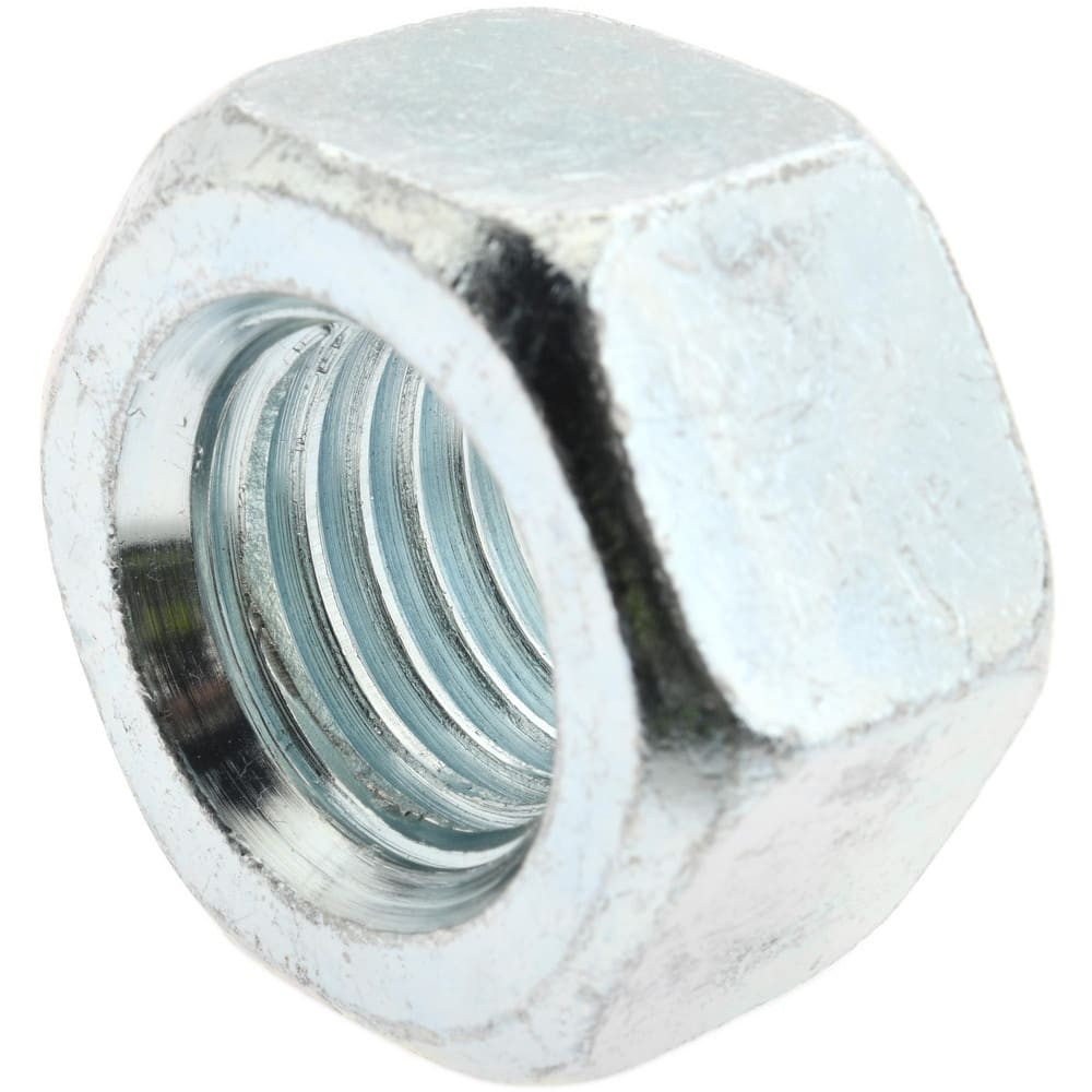 Value Collection MSC-87921490 Hex Nut: 1-8, Grade 2 Steel, Zinc-Plated