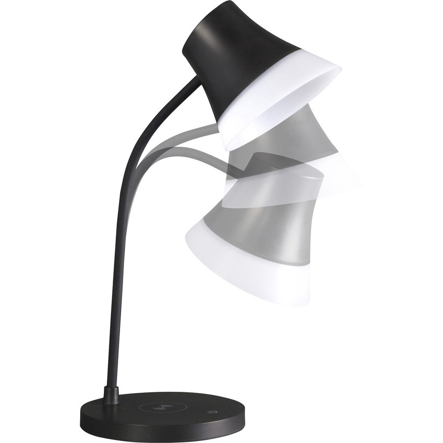 OttLite Technology OttLite CS03KQISHPR OttLite Shine Charging LED Desk Lamp