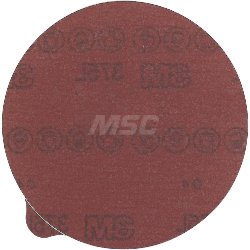 3M 7100106634 PSA Disc: 6" Disc Dia, 120 Grit, Aluminum Oxide