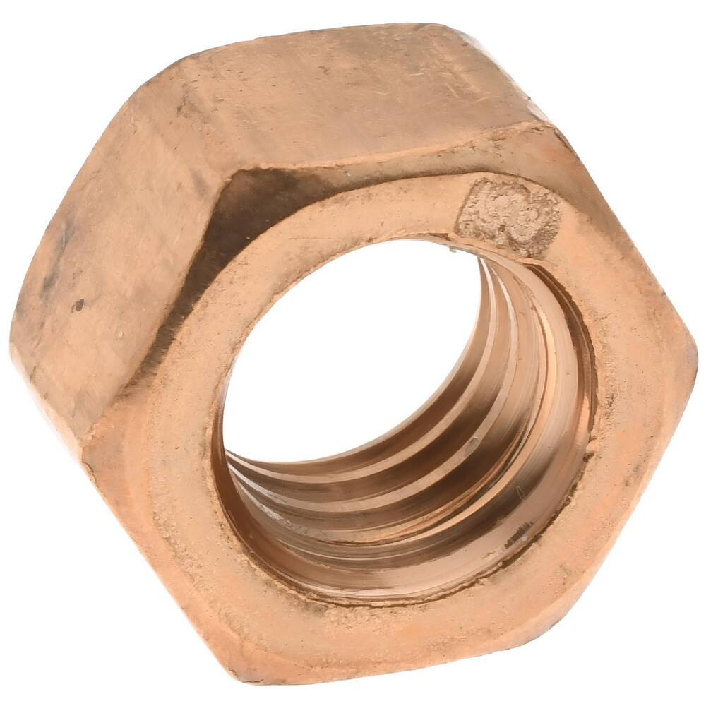 Value Collection 3BNFF906C Hex Nut: 3/8-16, Grade 655 Silicon Bronze, Uncoated